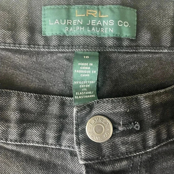 LRL Lauren Jeans Co. Classic Bootcut Jeans  size 16 - Picture 9 of 11